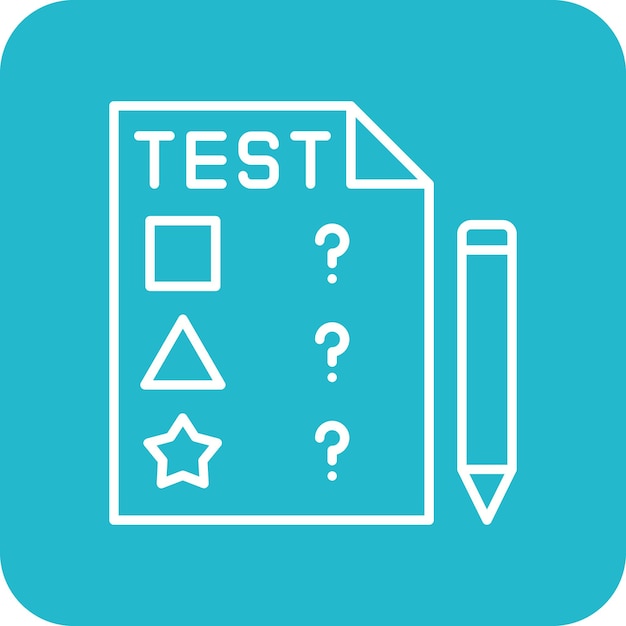 Vektor test-symbol