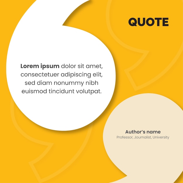 Testimonial-Banner-Zitat Infografik-Feedback Social-Media-Post-Vorlagen-Designs für Zitate