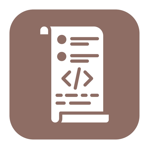 Testskript-Ikonen-Vektorbild kann für Software-Tests verwendet werden