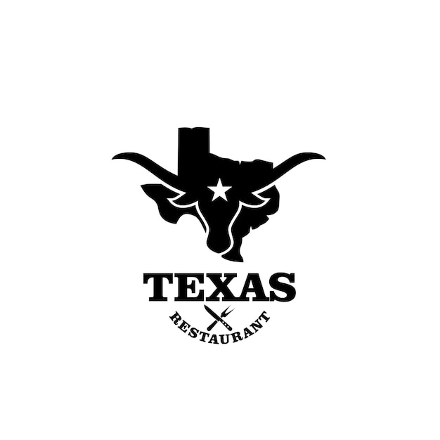 Texas restaurant premium-vintage-logo-design-vektor