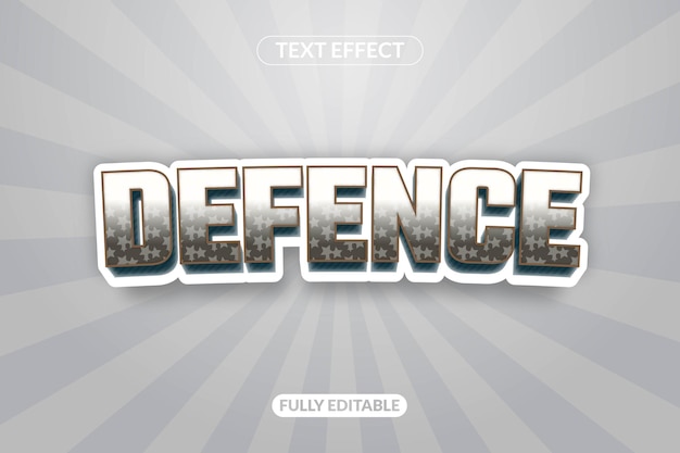 Text effect defense gameplay