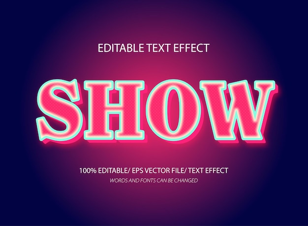 Text-Effekt im 3D-Stil
