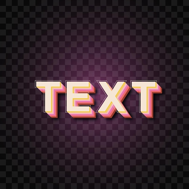 Vektor text-effekt-satz 202402_27