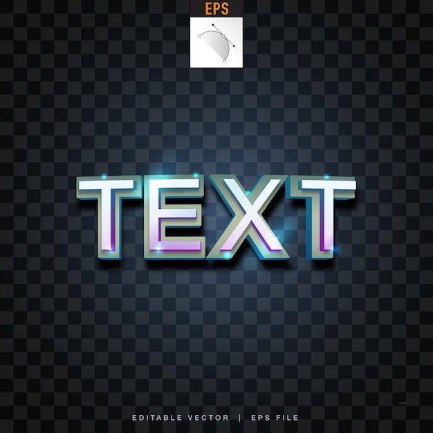 Vektor text-effekt-set 202401_11