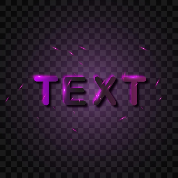 Vektor text-effekt-set 202402_22