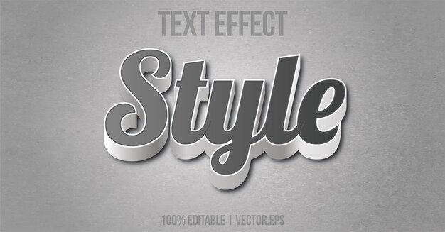 Text-Stil-Effekt bearbeitbar