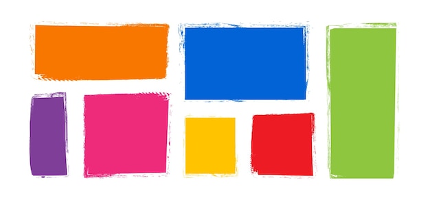 Textbox, Bleistift, Quadratform, Rahmen, Kind, Farbe, Pinsel, Grenze, Kreide, Aufkleber, süßer Holzkohle, Vektor