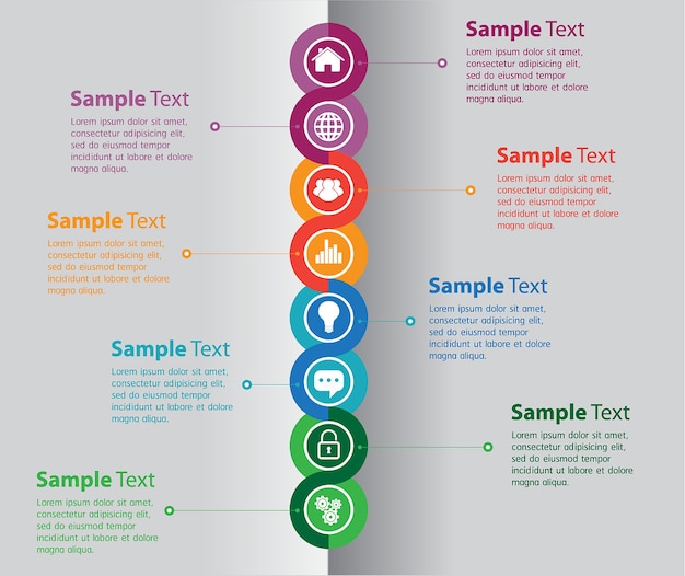 Textbox vorlage banner infografik