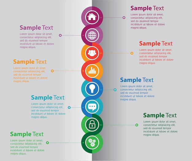 Textbox Vorlage Banner Infografik