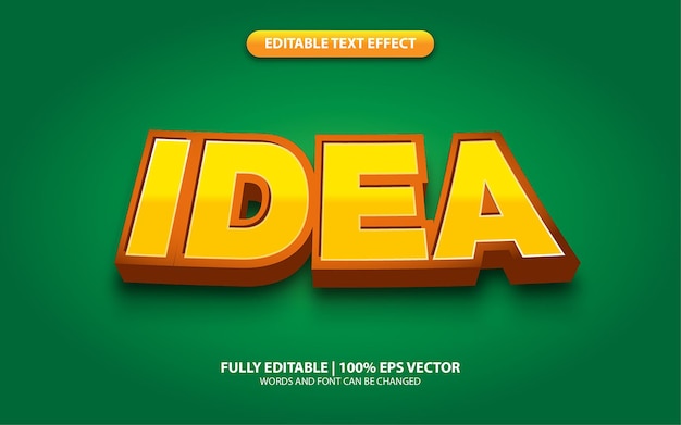 Texteffekt 3D-Idee