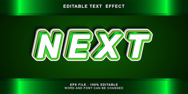 Texteffekt editierbar