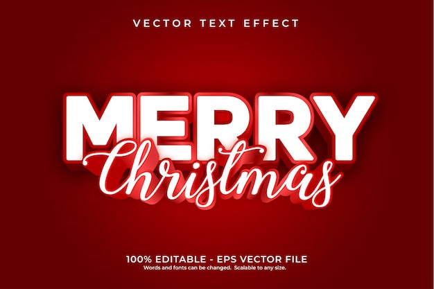 Texteffekt Frohe Weihnachten