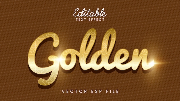 Texteffekt Gold