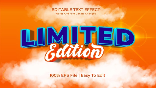 Texteffekt Limited Edition