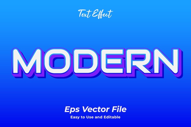 Texteffekt modern editierbar und einfach zu bedienen premium-vektor