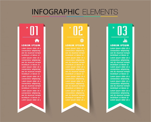 Textfeld vorlage, banner infografiken