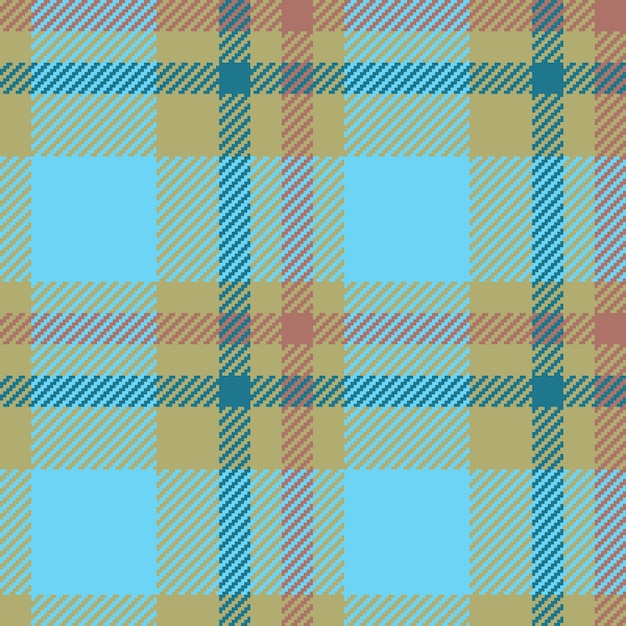 Textiles nahtloses Karo Stoffvektorhintergrund Muster karierte Tartan-Textur