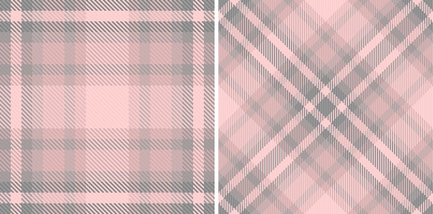 Textilmuster-hintergrund aus tartan-plattenstoff mit einem nahtlosen textur-check-vektor in creme-farben