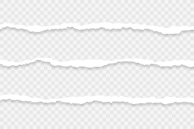 Textur der zerrissenen Papierkanten