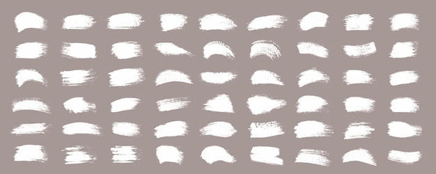 Textur des pinselstrichs gezeichnet mit weißem farbstoff tintenspritzer