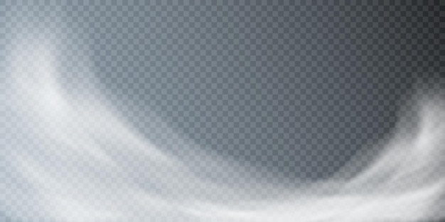 Textur von dampf, rauch, nebel, wolken. vektor isolierter rauch. aerosol-effekt