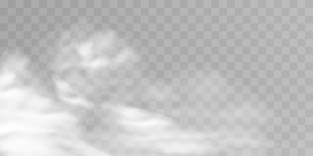 Vektor textur von dampfrauch-nebelwolken vektorisolierter rauch-aerosol-effekt
