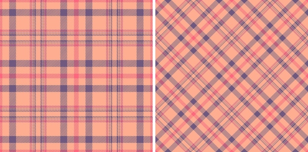 Texturierter karierter tartan aus kariertem, nahtlosem vektor mit einem hintergrundstoff-textilmuster