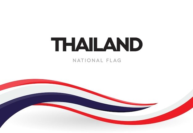 Thailändische nationalflagge