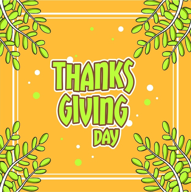 Thanksgiving Day-Feed-Template-Design