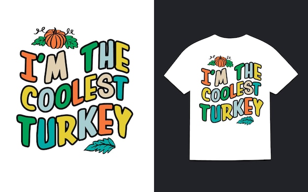 Thanksgiving groovy stil typografie vintage t-shirt-design