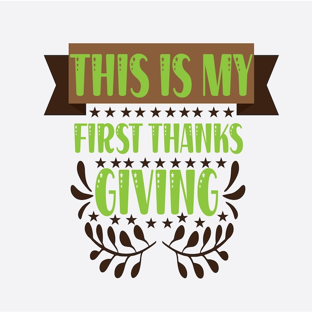 Vektor thanksgiving-svg-design