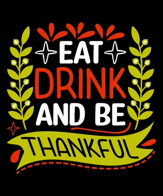 Thanksgiving-t-shirt-design-vektor