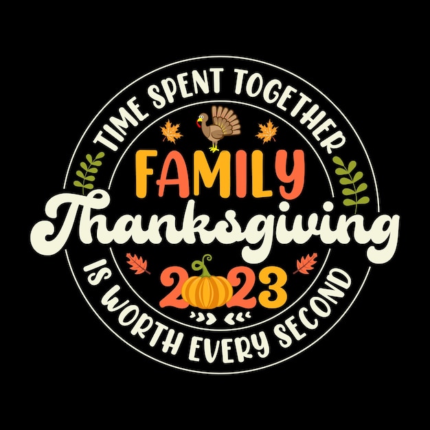 Vektor thanksgiving-t-shirt-design