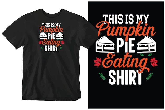 Thanksgiving-t-shirt, designvektor