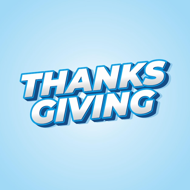 Thanksgiving-Text-Effekt für Social-Media-Werbung