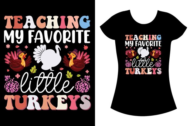 Thanksgiving-türkei-t-shirt-design, türkei-geschenk-shirt für die familie.