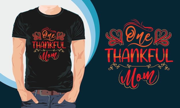 Thanksgiving-typografie-t-shirt-design