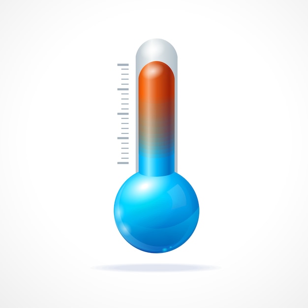 Thermometriesymbol Konzeptänderung des Temperaturwetterklimas