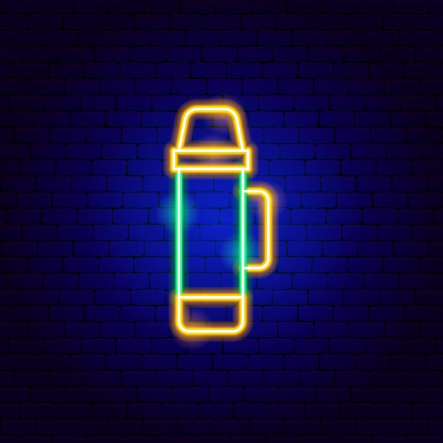 Thermos-Neonzeichen