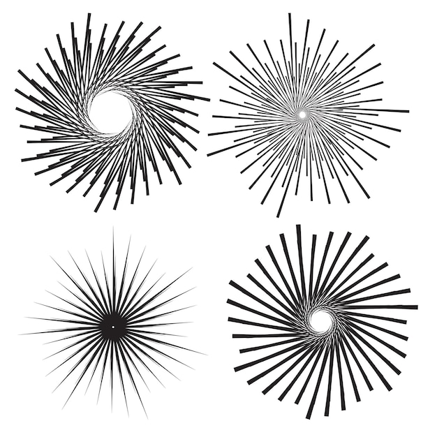 Thin Spiral Starburst Pack in der Lichtlinie