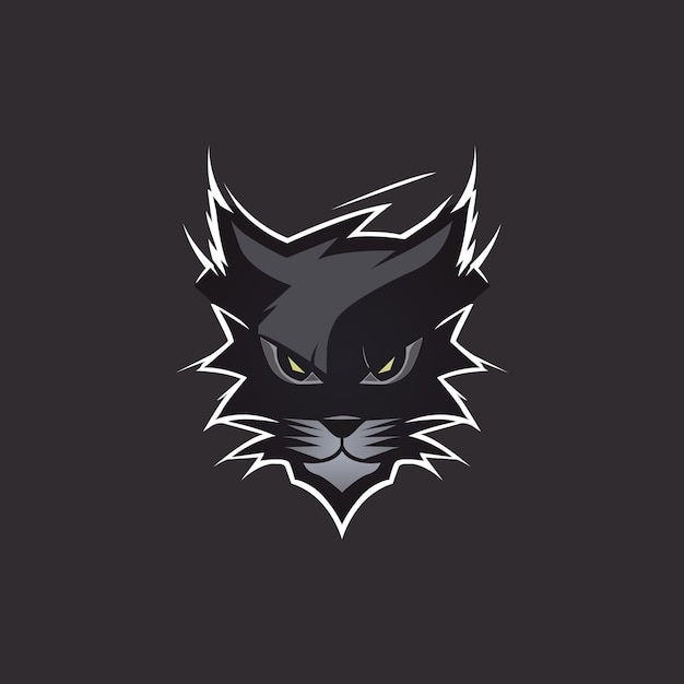 Thunder Cat-Logo-Design-Vorlage