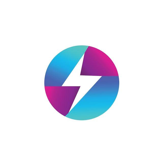 Thunderbolt-Logo und Symbolvektor