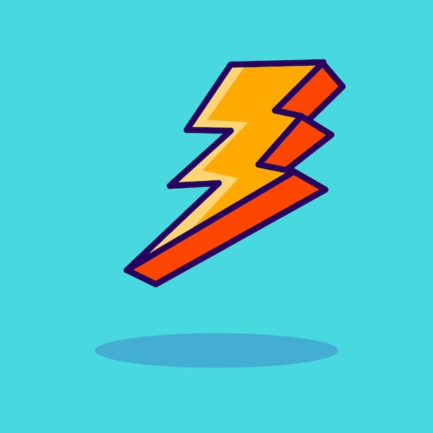 Thunderbolt-symbol illustration