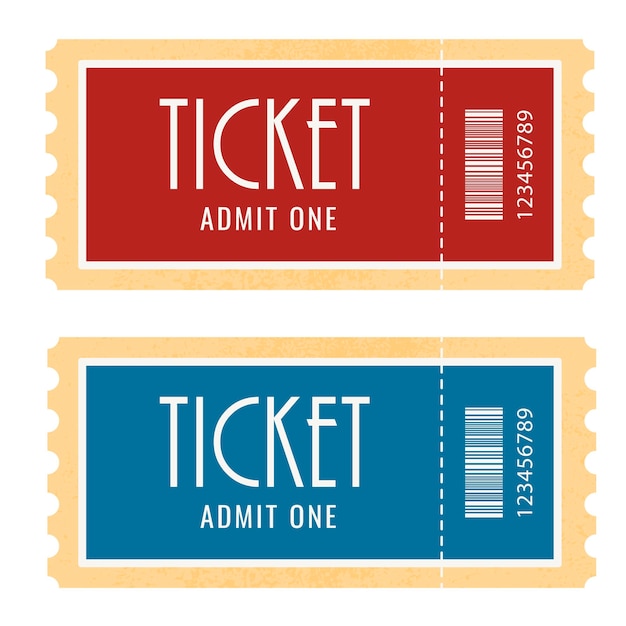 Ticket-Retro-Textur