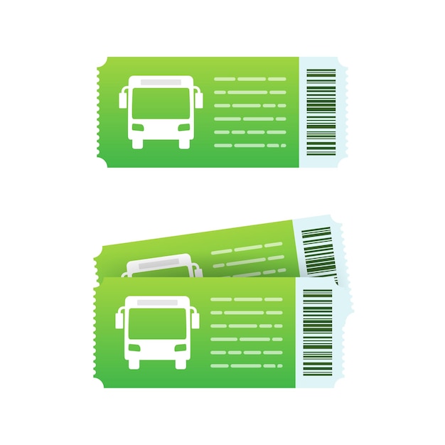 Ticketbus tolles design für jeden zweck transportvektor business-symbol