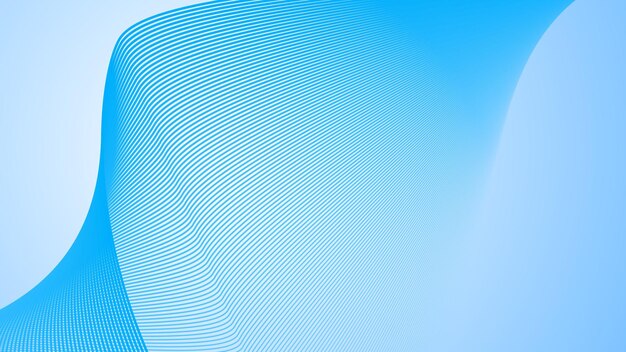 Tiefblauer Himmelsgradient abstrakter Hintergrund mit Streifen Kurvenlinie Vektorbild