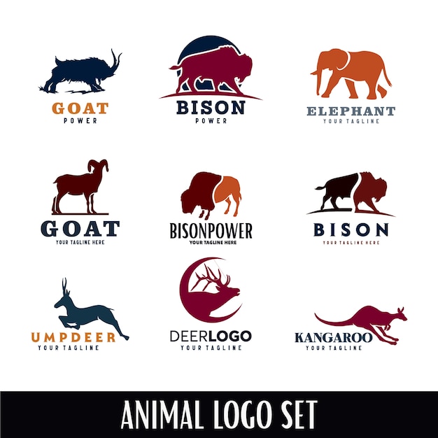 Tier logo set