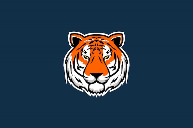 Tiger kopf vektor-illustration