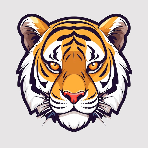 Tiger-logo-vektoraufkleber