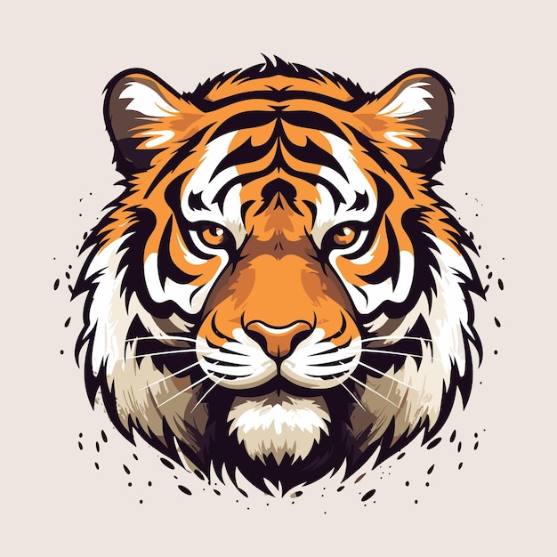Tiger-logo-vektoraufkleber